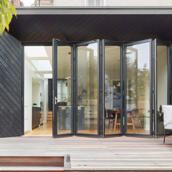 corner bifold door extension for London home