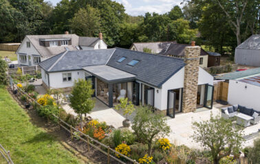 external bifold doors for updated bungalow