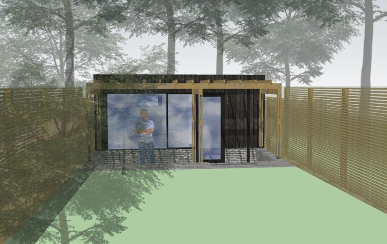 Planning visual for garden room